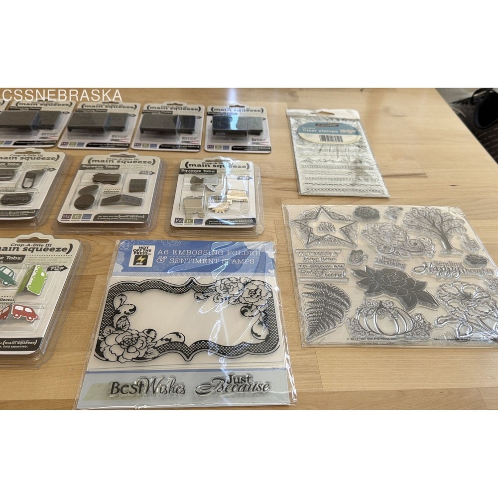 WRMK Crop-A-Dile III Main Squeeze Plates Tabs Inkadinkado Stamping Gear Lot - Picture 11 of 11